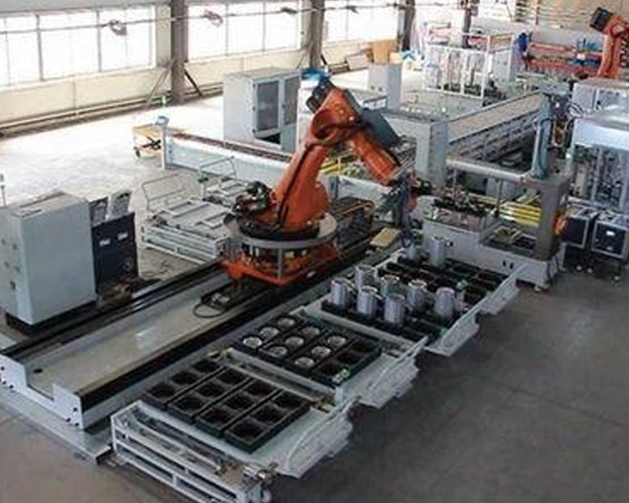 Automatische assemblagelijn voor motoren